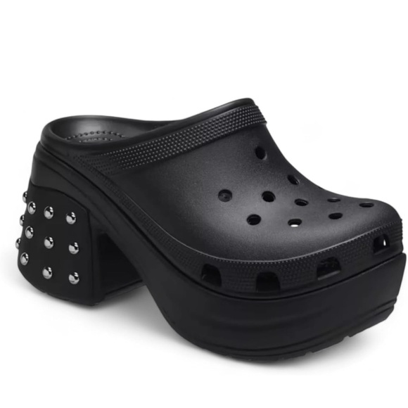 Crocs Unisex Adult Siren Studded Clog – Black – Size M13/W15 – NWT - Picture 4 of 12